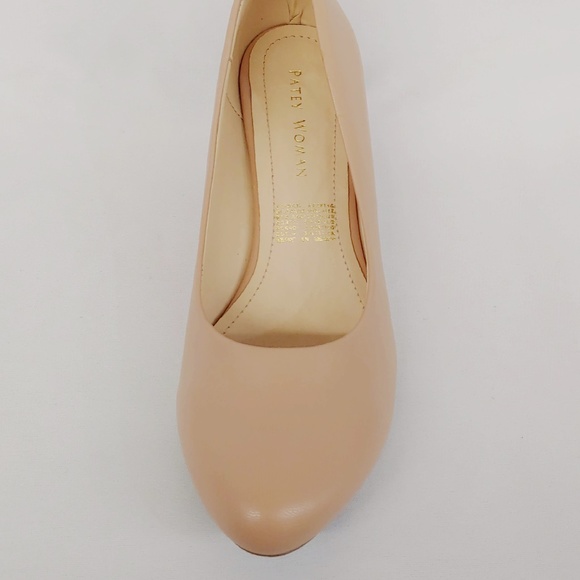 Beige Colored Kitten Heels - Picture 2 of 6